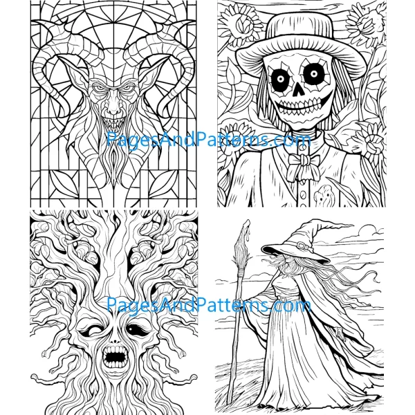 Halloween Bundle (#1) Ages 7+ (125 Pages)