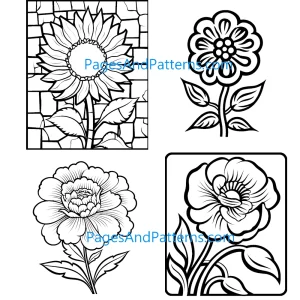 Flowers Bundle (#1) Ages 2+ (125 Pages)