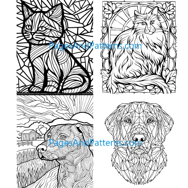 Dogs And Cats Bundle (#1) Ages 7+ (125 Pages)