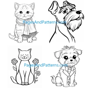 Dogs And Cats Bundle (#1) Ages 2+ (125 Pages)