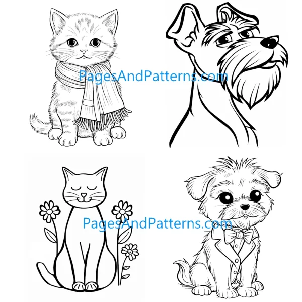 Dogs And Cats Bundle (#1) Ages 2+ (125 Pages)