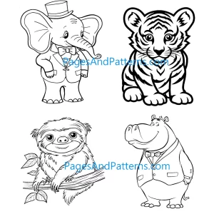 Wild Animals Bundle (#1) Ages 2+ (125 Pages)