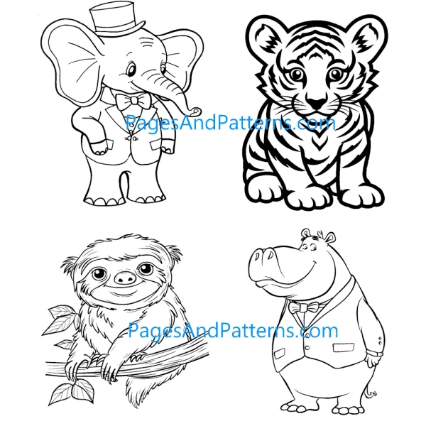 Wild Animals Bundle (#1) Ages 2+ (125 Pages)