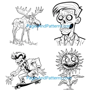 Zombies Bundle (#1) Ages 2+ (125 Pages)