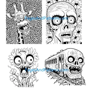 Zombies Bundle (#1) Ages 7+ (125 Pages)