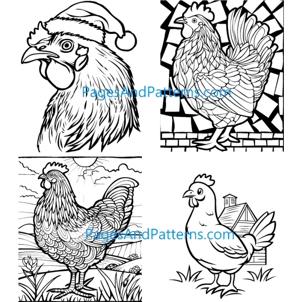 Chickens All Ages Bundle (#1) 125 Pages