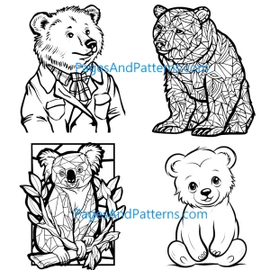 Bears All Ages Bundle #1 (125 Pages)