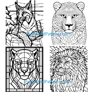 Big Cats All Ages Bundle #1 (125 Pages)