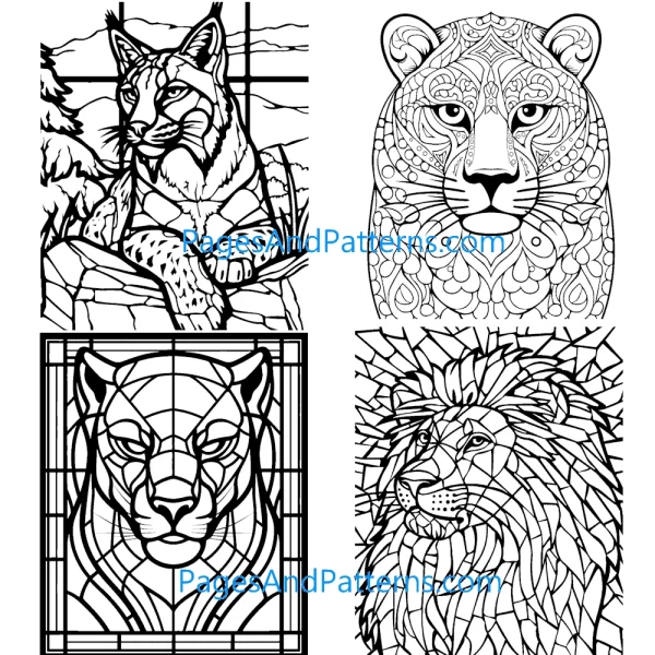 Big Cats All Ages Bundle #1 (125 Pages)
