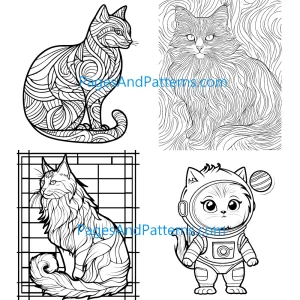 Cats All Ages Bundle (#1) 100 Pages