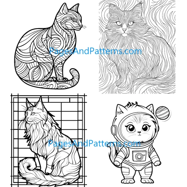 Cats All Ages Bundle (#1) 100 Pages