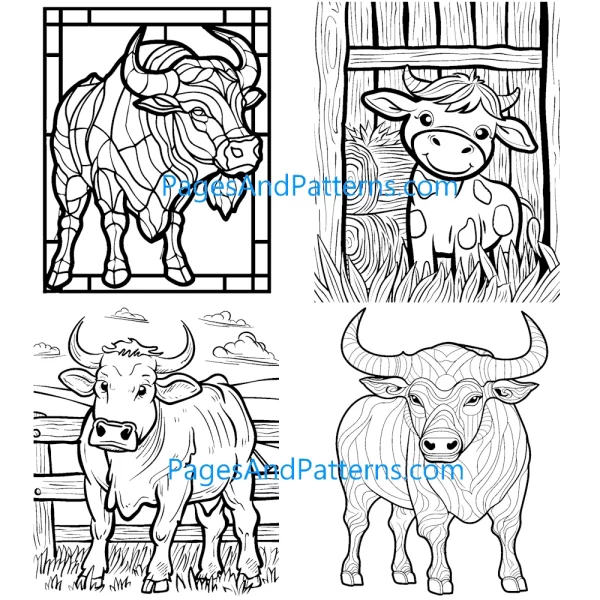 Cows-Bulls All Ages Bundle (#1) 125 Pages