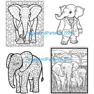 Elephants All Ages Bundle #1 (125 Pages)