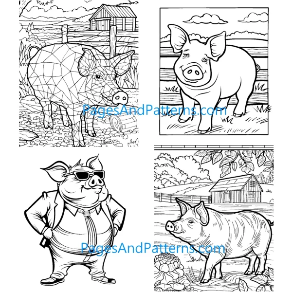 Pigs All Ages Bundle (#1) 125 Pages