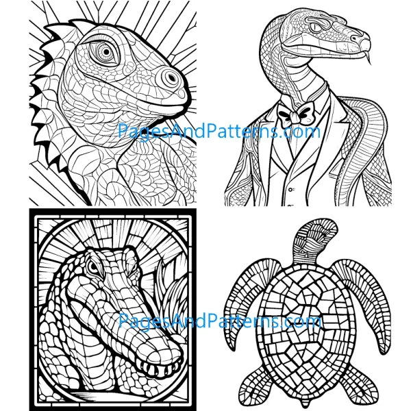 Reptiles Bundle (#1) Ages 7+ (125 Pages)