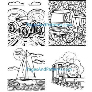 Transportation Bundle (#1) All Ages (125 Pages)