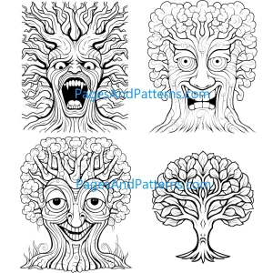 Tree Faces Bundle (#1) Ages 7+ (125 Pages)