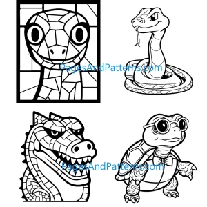 Reptiles Bundle (#1) Ages 2+ (125 Pages)