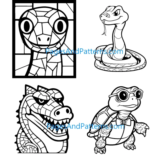Reptiles Bundle (#1) Ages 2+ (125 Pages)