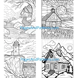 Buildings/Structures Age 7+ Bundle (#1) 100 Pages