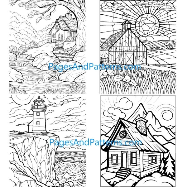 Buildings/Structures Age 7+ Bundle (#1) 100 Pages