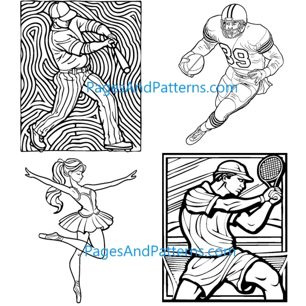 Sports All Ages Bundle (#1) 125 Pages