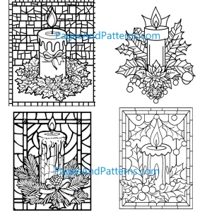 Christmas Candles All Ages Bundle (#1) 125 Pages
