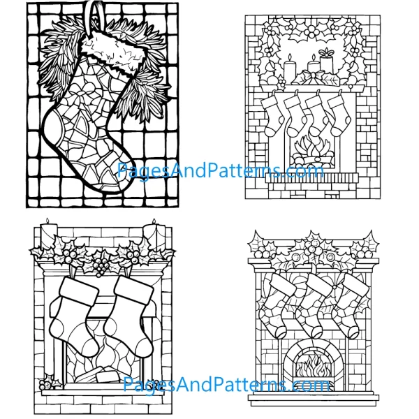Christmas Stockings All Ages Bundle (#1) 125 Pages
