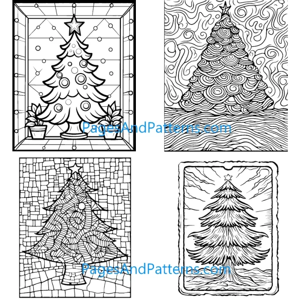 Christmas Trees All Ages Bundle (#1) 125 Pages