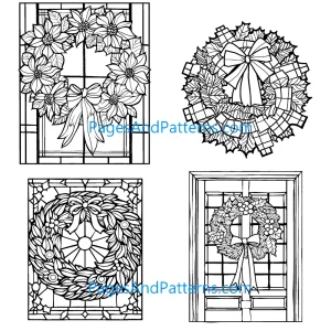 Christmas Wreaths All Ages Bundle (#1) 125 Pages