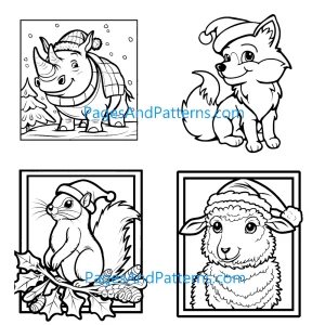 Christmas Animals All Ages Bundle (#1) 125 Pages