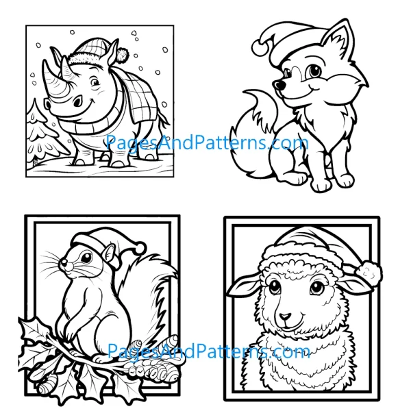 Christmas Animals All Ages Bundle (#1) 125 Pages